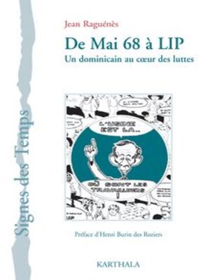 cover image of De Mai 68 à LIP Un dominicain au coeur des luttes
